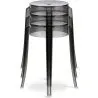 Sgabello da bar di design trasparente - 47cm - Victoria Queen image 7