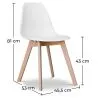 Sedia da pranzo - Stile Scandinavo - Denisse

 image 7
