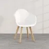 Sedia da pranzo con braccioli - Stile Scandinavo - Dominic image 7