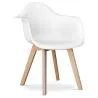 Sedia da pranzo con braccioli - Stile Scandinavo - Dominic image 7