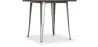 Tavolo da pranzo quadrato - Stile Industriale - Legno e metallo - Stylix image 7