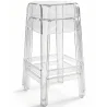 Sgabello di design trasparente - 65 cm - Victoria Queen image 7