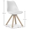 Sedia da pranzo - Stile scandinavo - Denisse image 7