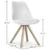Sedia da pranzo - Stile scandinavo - Denisse image 7