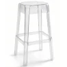 Sgabello di design trasparente - 75 cm - Victoria Queen image 7