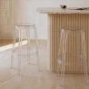 Sgabello di Design Trasparente - 75cm - Arthur image 7