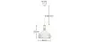 Lampada a soffitto - Lampada a sospensione - Legno e metallo - Wind image 7