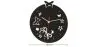 Orologio da parete Farfalle e Fiori image 7