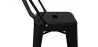 Sgabello da bar con schienale - Design industriale - 60cm - Stylix image 7
