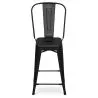 Sgabello da bar con schienale - Design industriale - 60cm - Stylix image 7