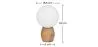 Lampada da Tavolo - Lampada da Salotto in Stile Scandinavo - Globo - Blum image 7
