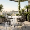 Sedia da pranzo in rattan - Stile Boho - Mia image 7