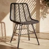 Sedia da pranzo in rattan - Stile Boho - Mia image 7