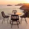 Sedia da pranzo in rattan - Stile Boho - Mia image 7