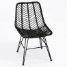 Sedia da pranzo in rattan - Stile Boho - Mia image 7