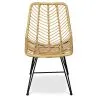 Sedia da pranzo in rattan - Stile Boho - Mia image 7