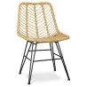 Sedia da pranzo in rattan - Stile Boho - Mia image 7