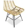 Sedia da pranzo in rattan - Stile Boho - Mia image 7