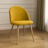 Sedia da pranzo - Rivestita in tessuto - Stile scandinavo - Evelyne image 7