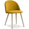 Sedia da pranzo - Rivestita in tessuto - Stile scandinavo - Evelyne image 7
