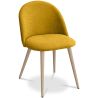 Sedia da pranzo - Rivestita in tessuto - Stile scandinavo - Evelyne image 7