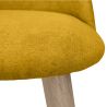 Sedia da pranzo - Rivestita in tessuto - Stile scandinavo - Evelyne image 7