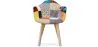 Sedia da pranzo con braccioli - Rivestimento Patchwork - Pixi image 7