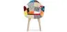 Sedia da pranzo con braccioli - Rivestimento Patchwork - Pixi image 7