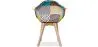 Sedia da pranzo con braccioli - Rivestimento Patchwork - Pixi image 7