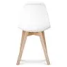 Sedia da pranzo imbottita in tessuto - Stile scandinavo - Denisse image 7