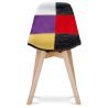 Sedia da pranzo - Rivestita in Patchwork - Tessa  image 7