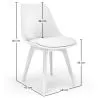 Sedia da pranzo - Stile Scandinavo - Denisse

 image 7