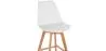 Sgabello in stile scandinavo - Gambe in legno - Denisse image 7