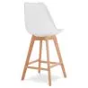 Sgabello in stile scandinavo - Gambe in legno - Denisse image 7