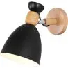Lampada da Parete - Stile Scandinavo - Metallo e Legno - Jorson image 7