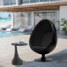 Poltrona di Design a Forma di Uovo - Rivestita in Tessuto - Eny image 7