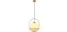 Lampada a Soffitto a Sfera di Vetro - Lampada a Sospensione Dorata - Anette image 7