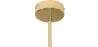 Lampada a Soffitto a Sfera di Vetro - Lampada a Sospensione Dorata - Anette image 7