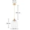Lampada a Soffitto di Cristallo - Lampada a Sospensione - Alessia image 7