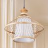 Lampada a soffitto in bambù - Lampada a sospensione stile Boho Bali - Amara image 7