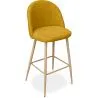 Sgabello imbottito in tessuto - Design scandinavo - 76cm - Evelyne image 7