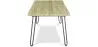 Tavolo da pranzo rettangolare - Stile industriale - Legno e metallo - 150 cm - Hairpin image 7
