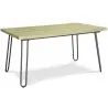 Tavolo da pranzo rettangolare - Stile industriale - Legno e metallo - 150 cm - Hairpin image 7