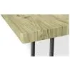 Tavolo da pranzo rettangolare - Stile industriale - Legno e metallo - 150 cm - Hairpin image 7