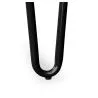 Sgabello da bar rotondo - Design industriale - Legno e acciaio - 44 cm - Hairpin image 7