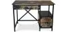 Scrivania in Legno con Cassetti - Stile Industriale - Nashville image 7