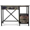 Scrivania in Legno con Cassetti - Stile Industriale - Nashville image 7