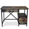 Scrivania in Legno con Cassetti - Stile Industriale - Nashville image 7