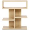 Scaffale basso in stile scandinavo a 5 scomparti - Legno image 7