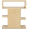 Scaffale basso in stile scandinavo a 5 scomparti - Legno image 7